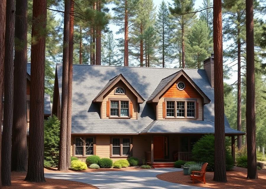 Wooded Property — Shingle Replacement